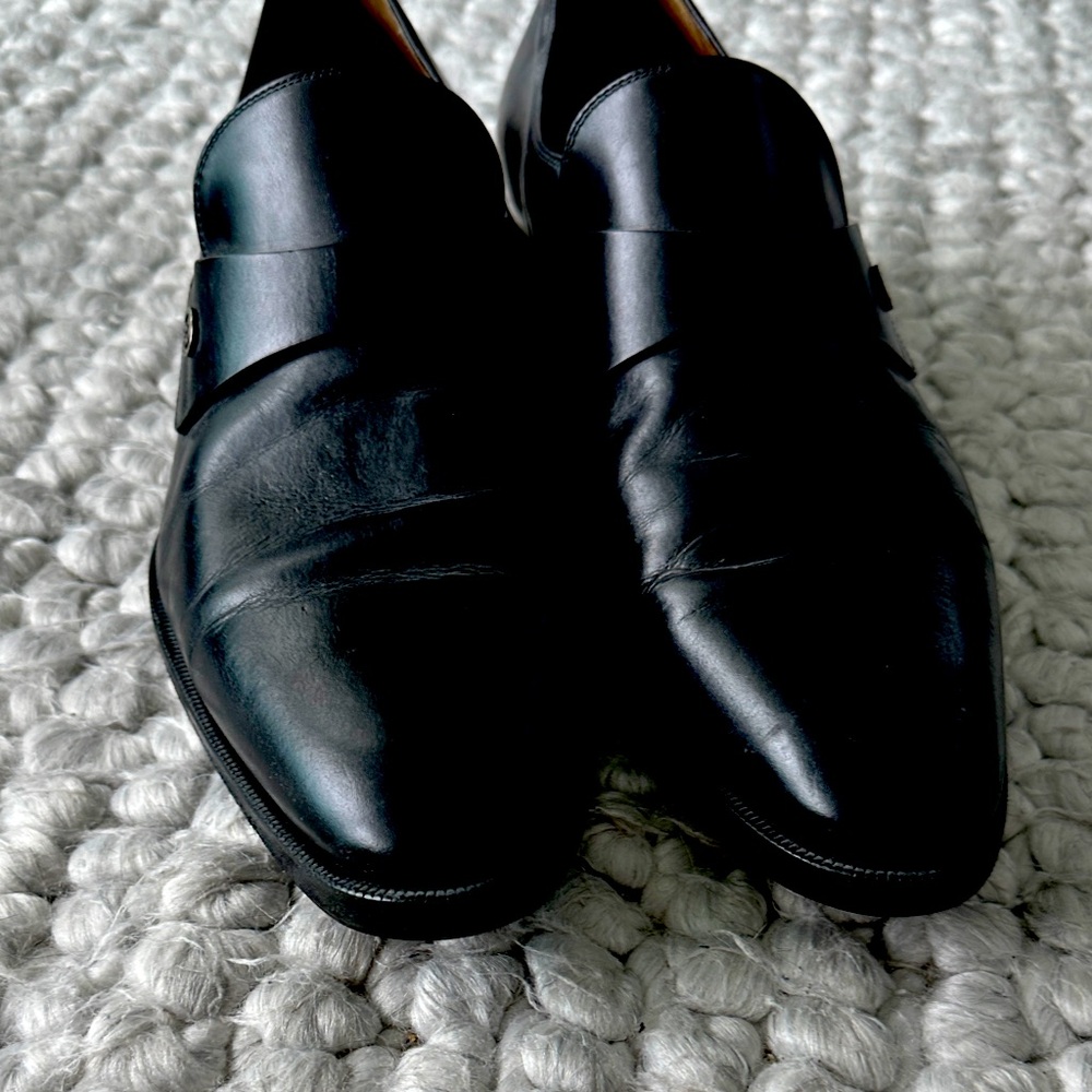 Men's Black Leather Dress Shoes GUCCI